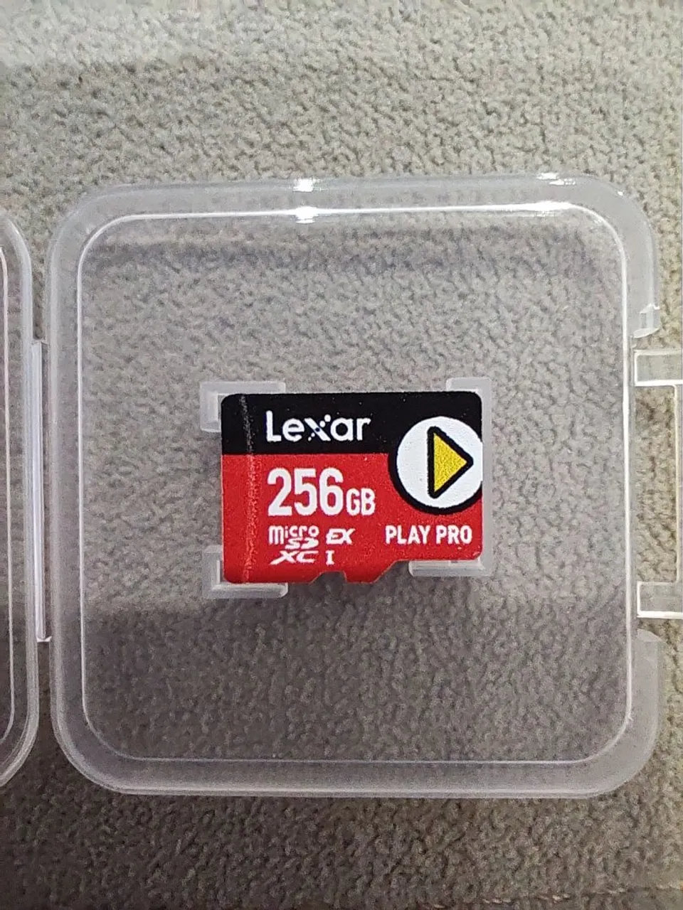 Cartão microsd express Lexar 256GB PLAY PRO Nintendo switch 2