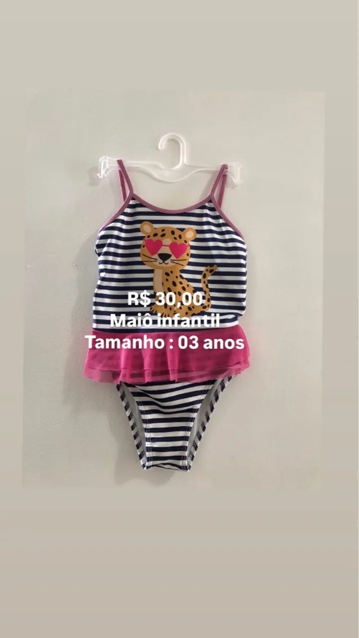 Maiô infantil 03 anos