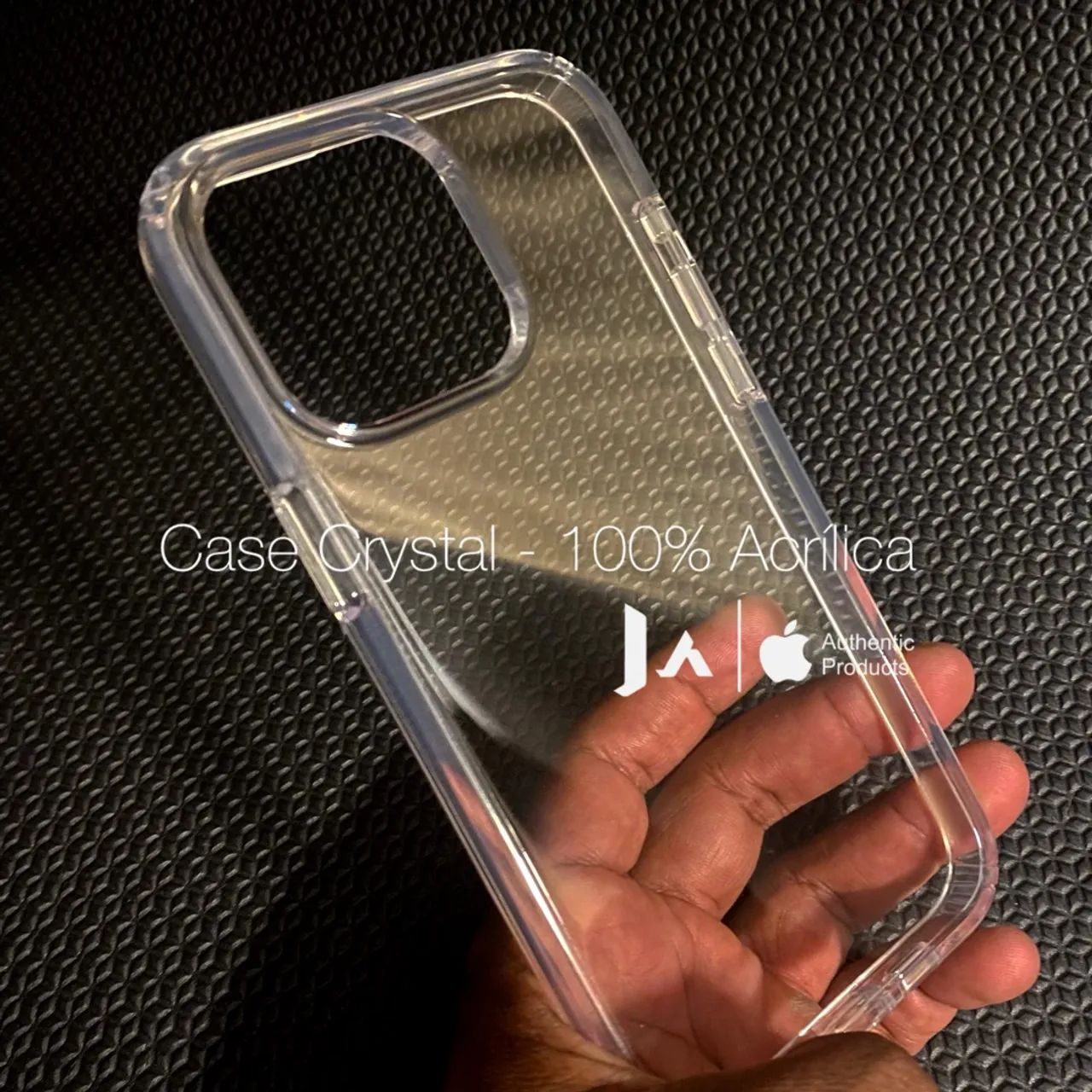Capa Crystal 100% Acrílica para iPhone 16 pro Max