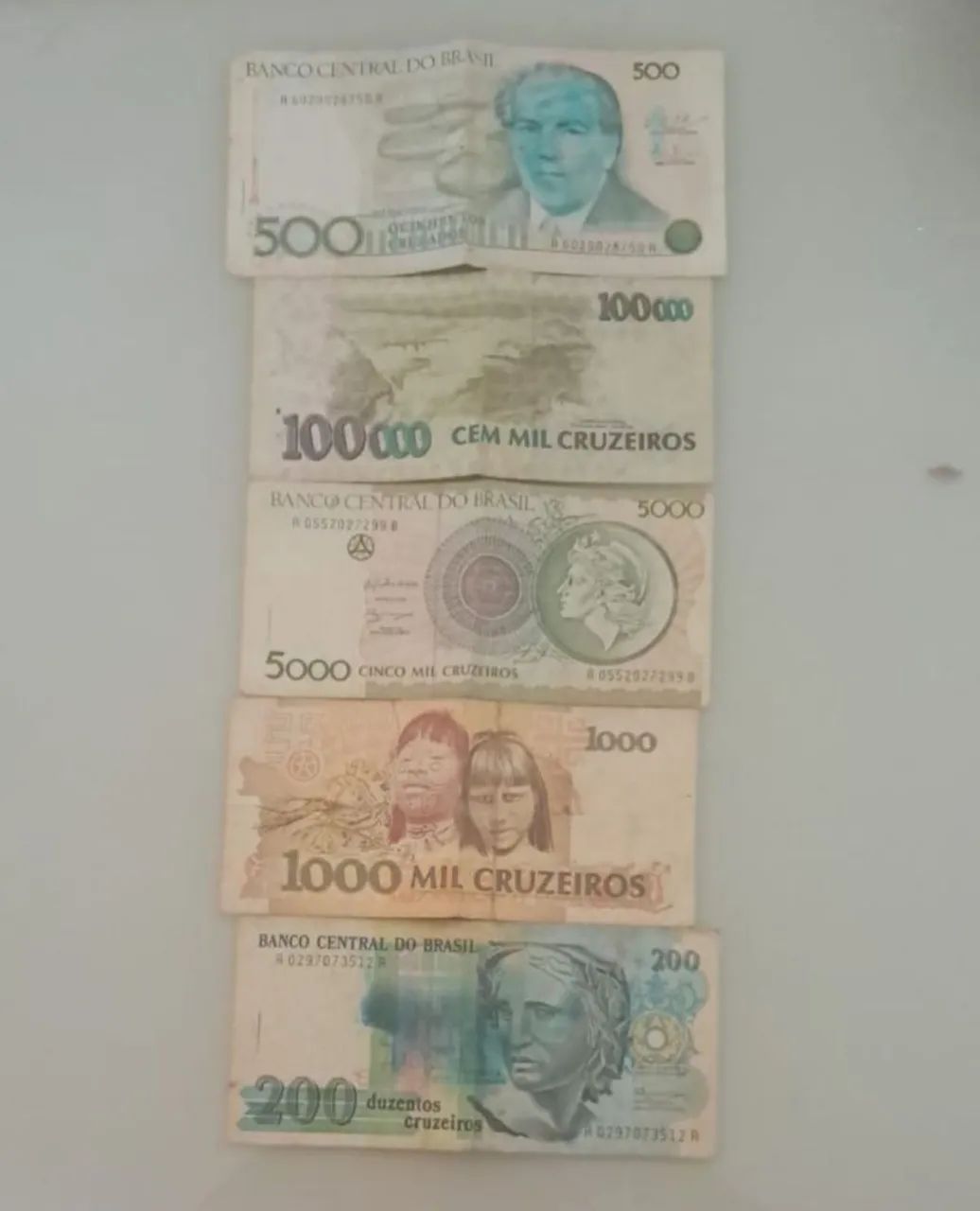 Notas Antigas 