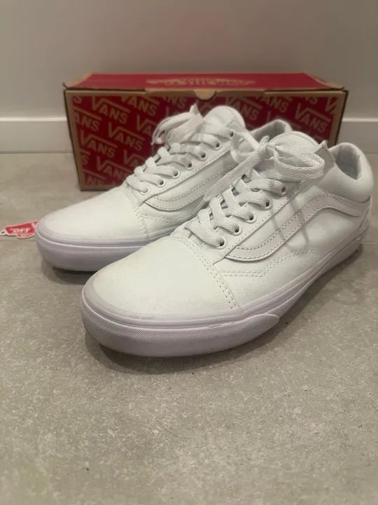 Tênis Vans Old Skool Branco true white tam 39 perfeito! - Foto 2