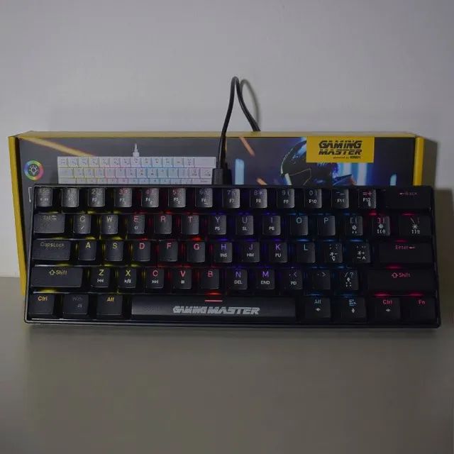 Teclado Gamer Mecânico 60% Switch Azul *ENTREGA GRÁTIS* - Foto 3
