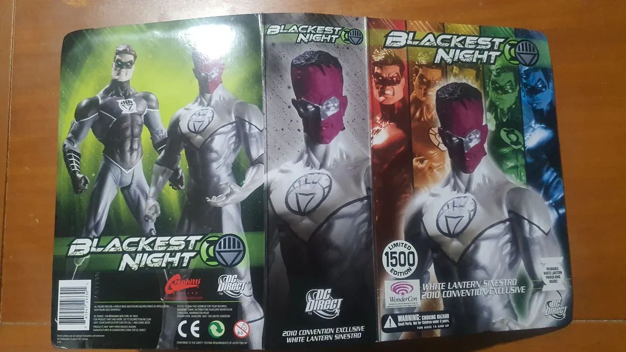 White Lantern Sinestro Blackest Night 2010 Convention limited 1500 edition Exclusive - Foto 5