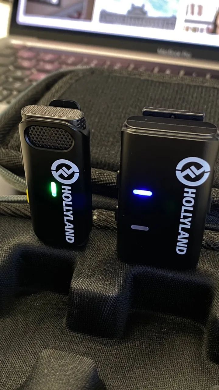 Microfone de Lapela Lark M1 Sem Fio p/Uma Pessoa Redução de Ruído - Foto 3