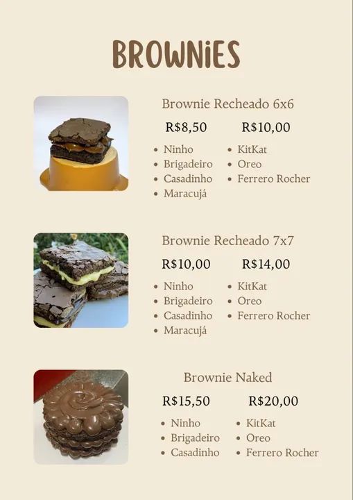 Copos da Felicidade e Brownies -Sobremesas deliciosas e prontas para entrega - Foto 4