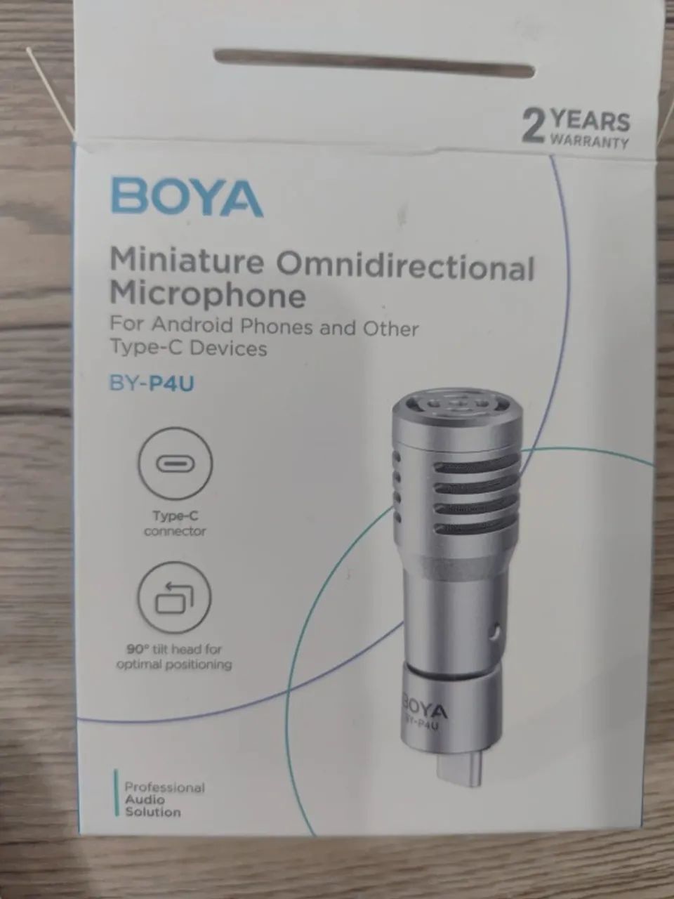 Microfone Boya  By-p4u Usb-c  Omnidirecional Condensador - Foto 3