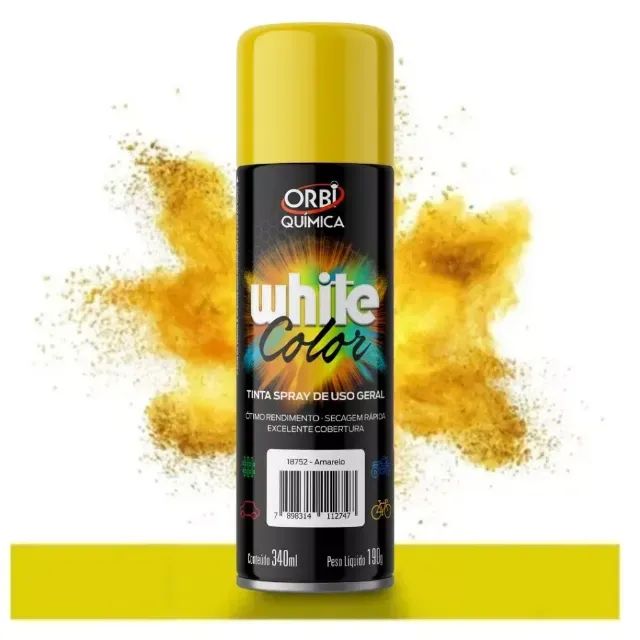 Tinta spray uso geral 340ml (Varias cores) - Foto 4
