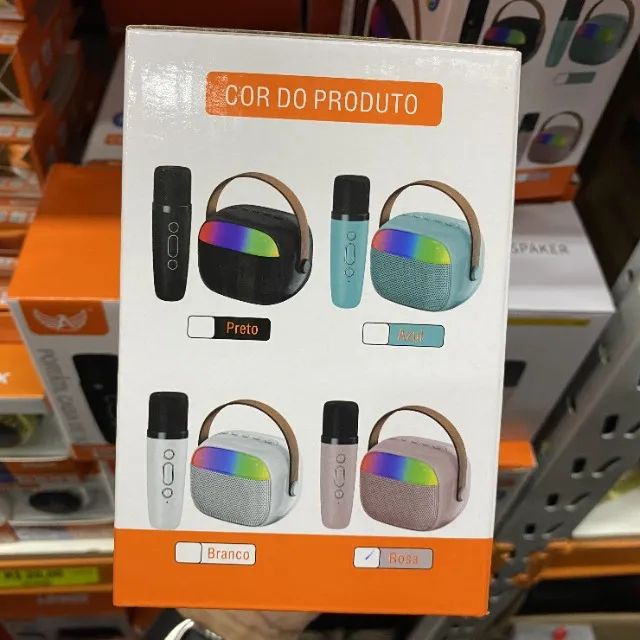 Caixinha de Som Bluetooth com 1 Microfone Sem Fio - Altomex AM-8553 - Foto 5