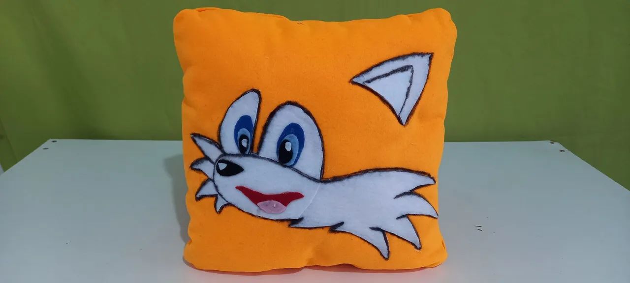 Almofada Sonic - Decoração para fãs em Feltro - Foto 2