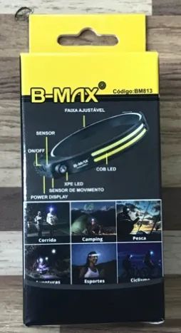 Lanterna Led De Cabeça Bmax BM-813 com Sensor de Movimento On/Off  - Foto 3