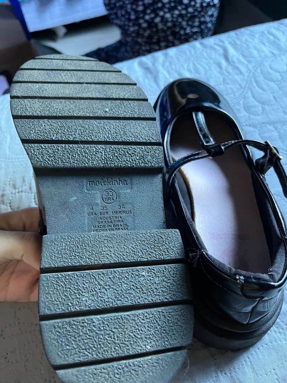 Sandália molekinha seminova, faço entrega  - Foto 3