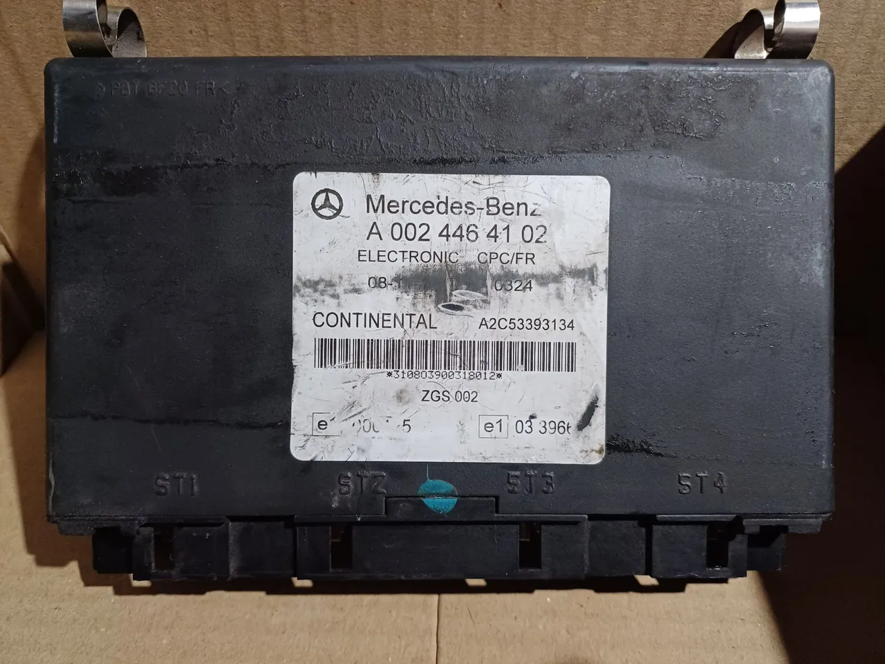 Módulo de Cabine FR A 002 446 41 92 Mercedes-Benz