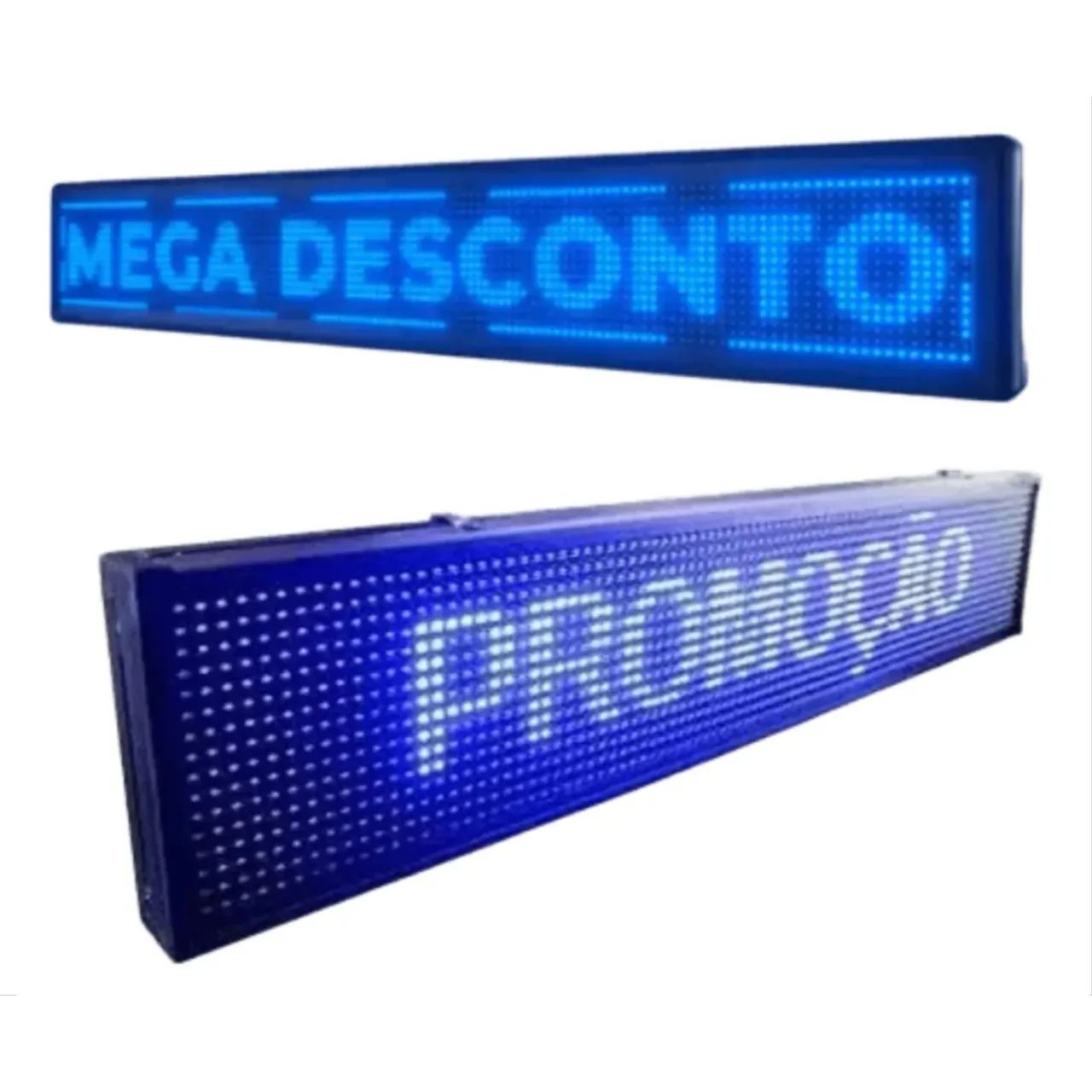 Painel de LED 200 x 40 azul (Honestidade e Qualidade é na Distribuidora JK Eletrônicos)