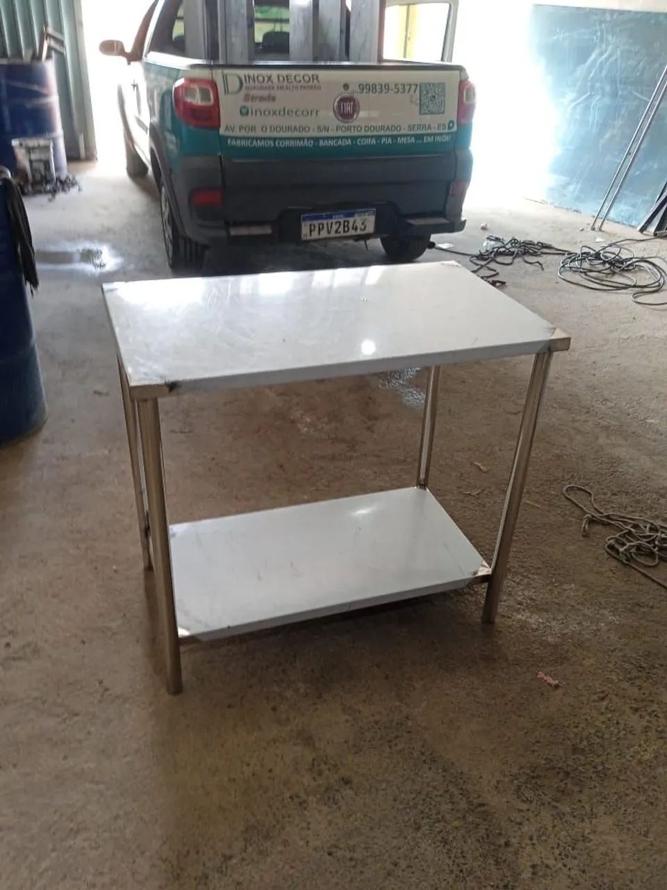 Bancadas e Mesas de aço inox para cozinha