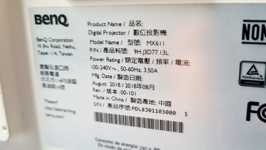 Projetor Benq MX611 DLP 4000 Lumens 20000:1 Muito novo - Foto 5