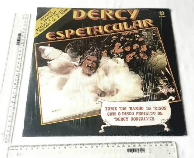 LP Disco Vinil - Dercy Gonçalves - Dercy Espetacular - 1983