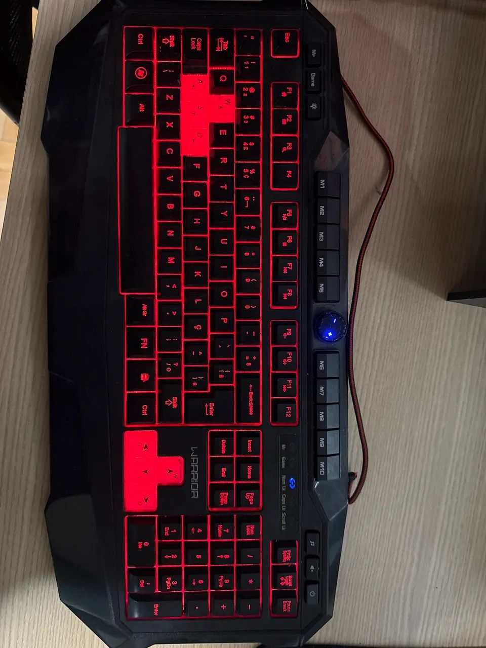 Teclado Gamer Warrior de Membrana