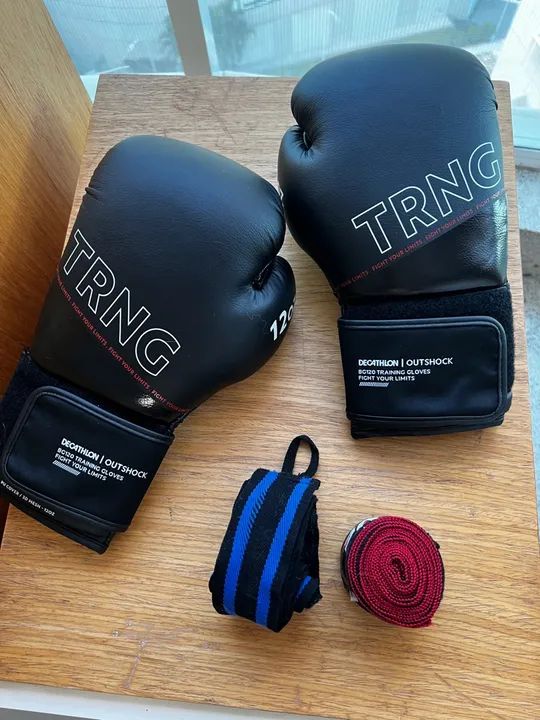 Luvas de Boxe/Kickboxing/Muay Tamanho M (12oz) - Foto 3