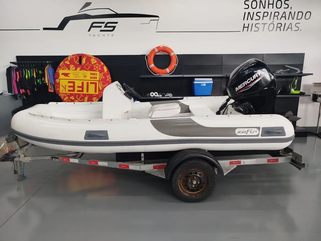 Bote inflável Zefir 3.6 sport usado