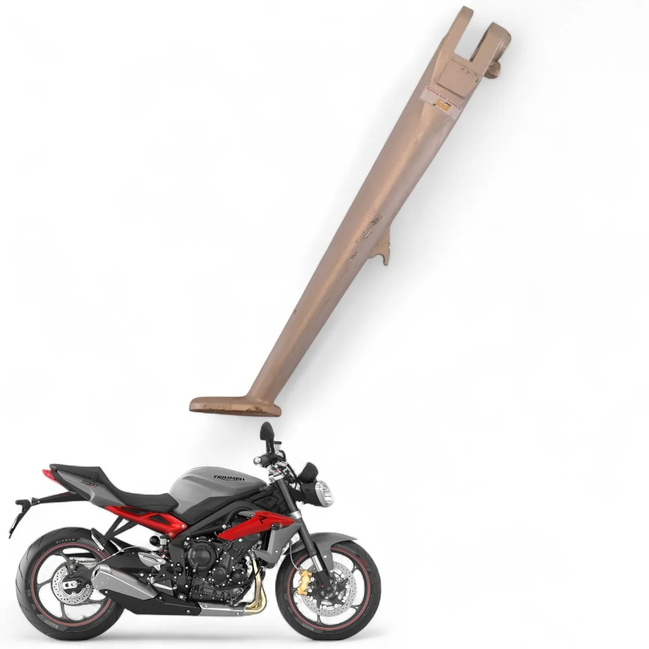 Cavalete Lateral Triumph Street Triple 675 13 2014 2015 2016