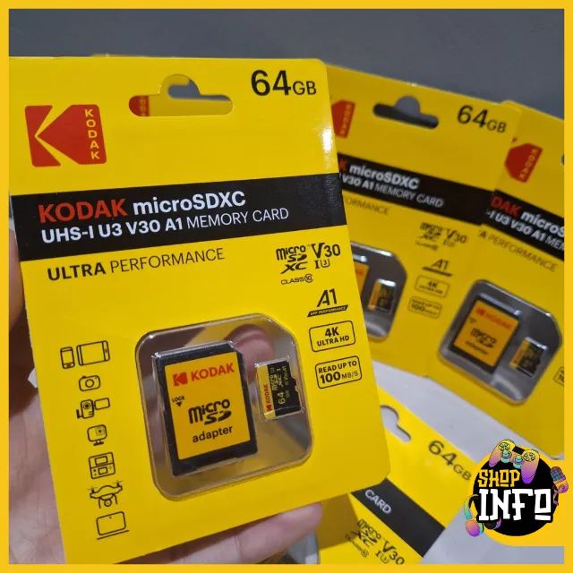  Cartão de Memoria Kodak 64GB 
