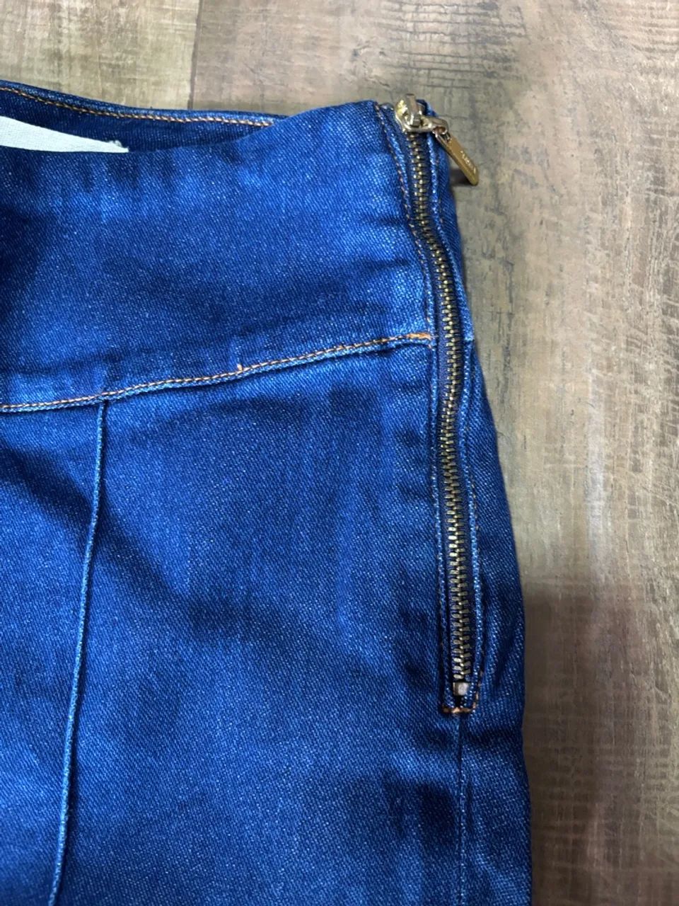 Calça Legging Jeans Azul Escuro - Foto 3