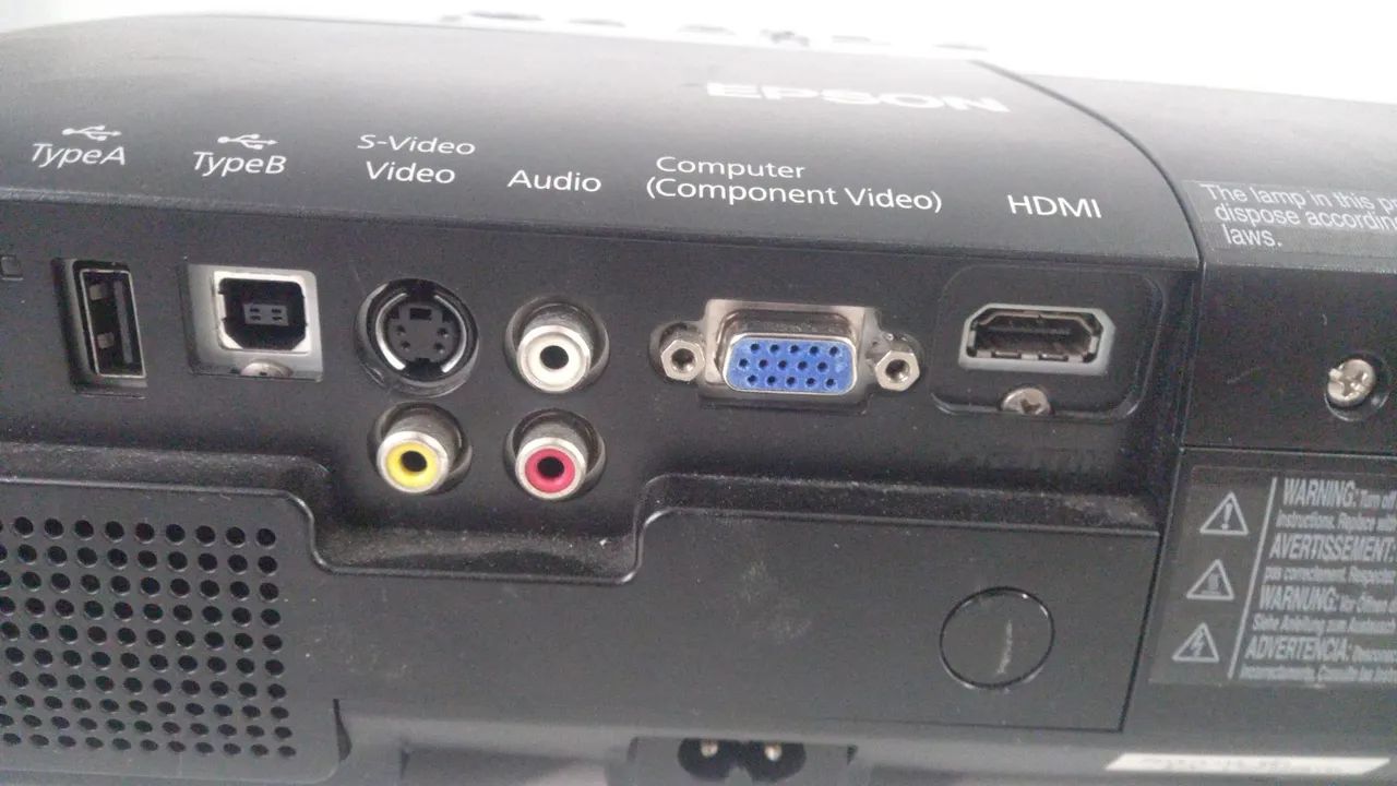 Projetor Epson w6+ hdmi/vga 1200x800(2000lumens) - Foto 3
