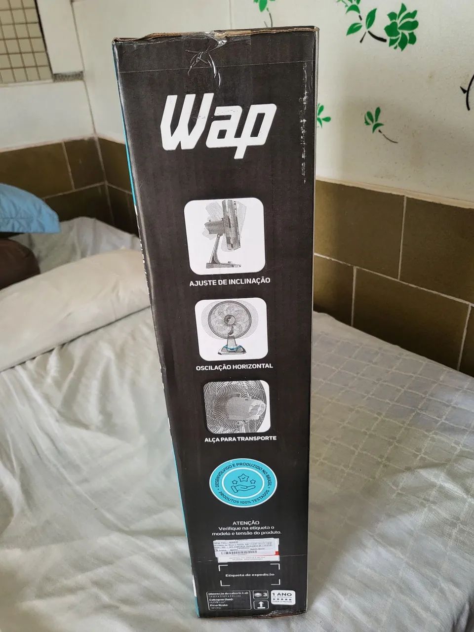 Ventilador de Mesa e Parede Wap Flow Turbo 180W 50  - Foto 3