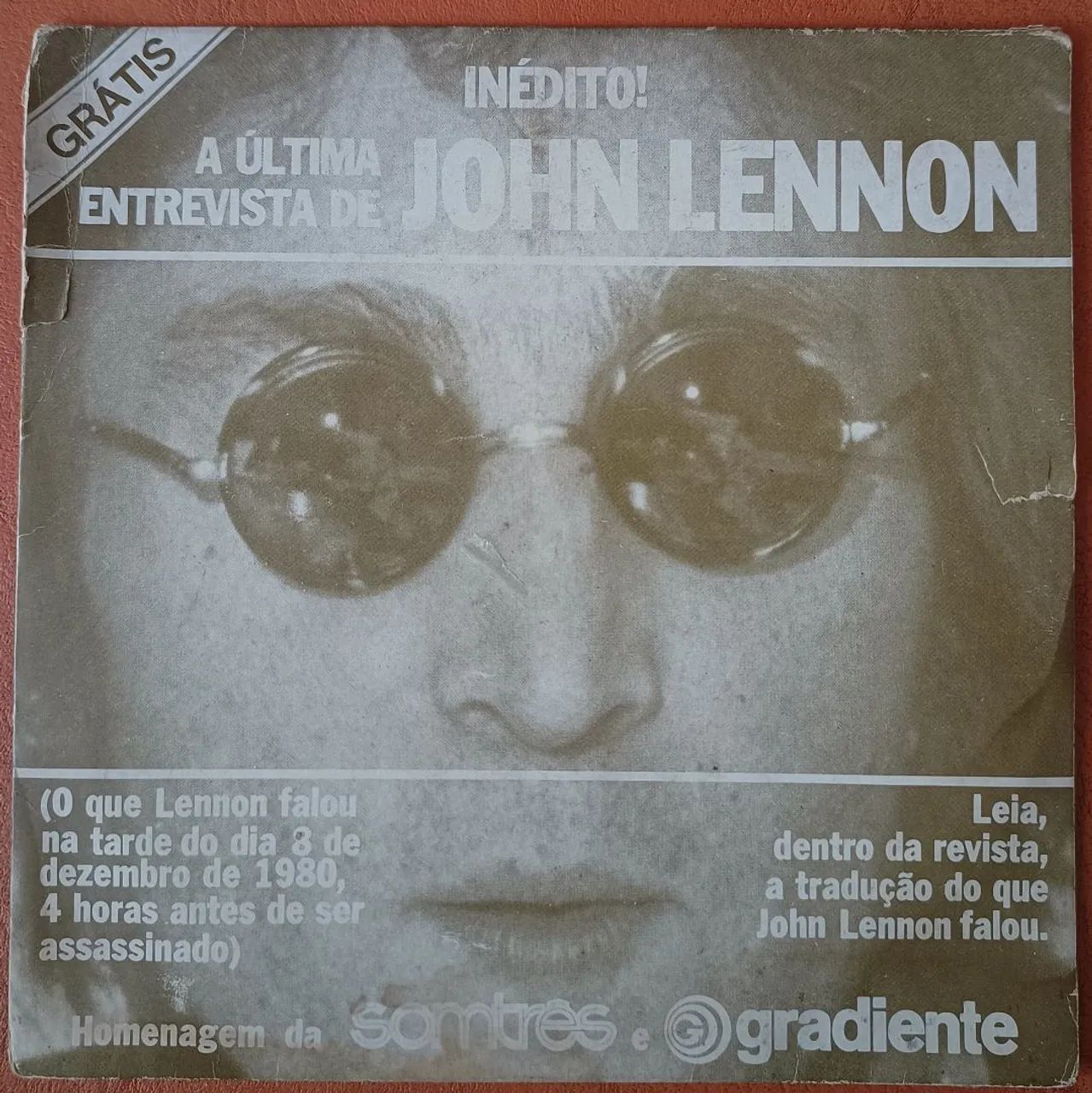 Compacto John Lennon A última Entrevista Inédito 