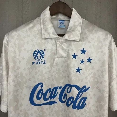 Camisa Cruzeiro Coca Cola 1993 - Branca - Foto 3