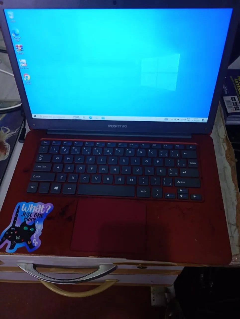 Notebook positivo motion red Q232A funcionando bem - Foto 5