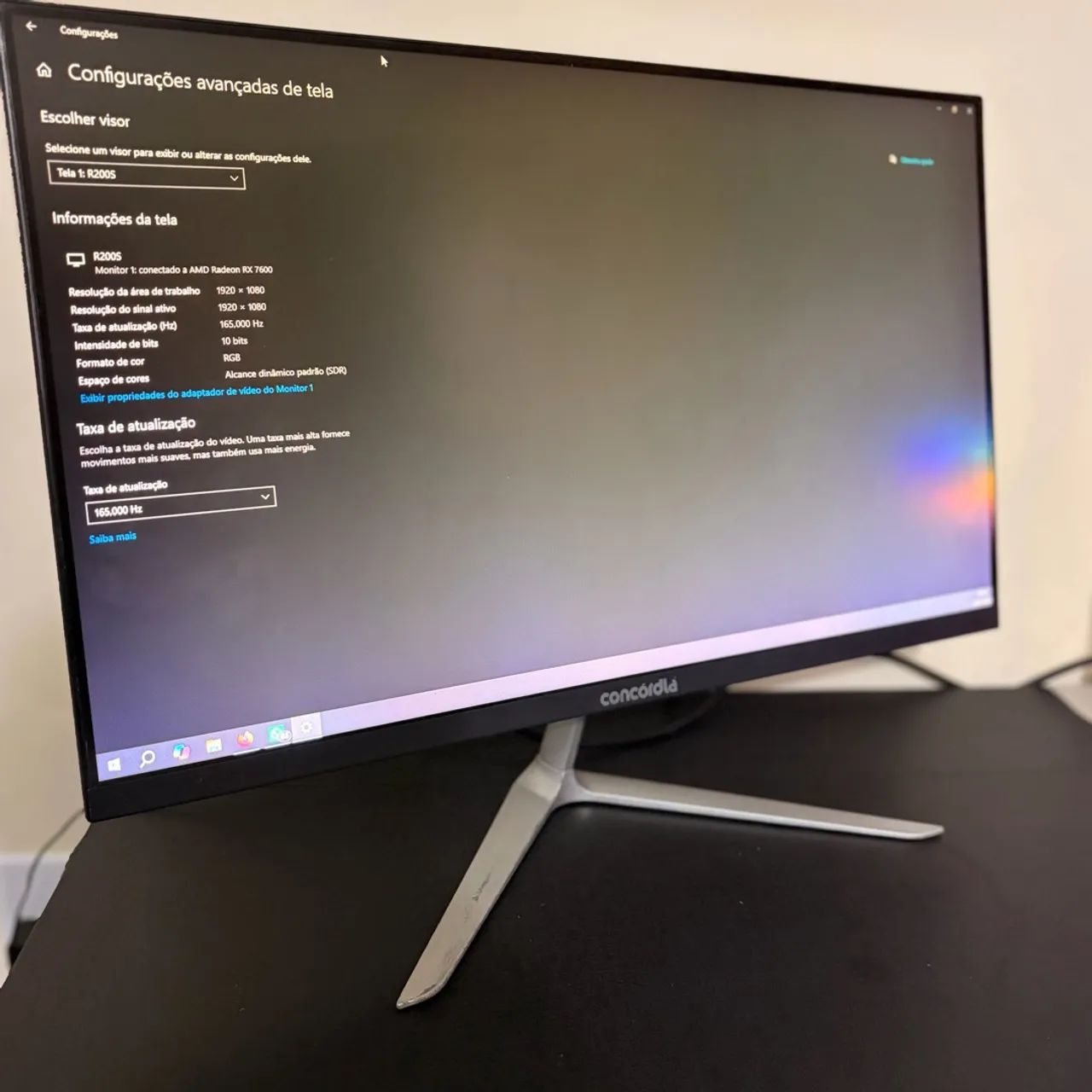 Monitor Gamer 165Hz 23 Polegadas - Foto 5