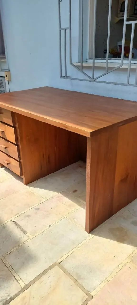 Mesa Madeira Maciça Cedro Rosa