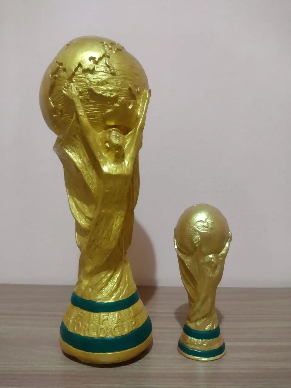 Réplica Taça da Copa do Mundo em tamanho real