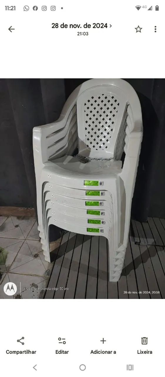 Cadeira de plástico  - Foto 2