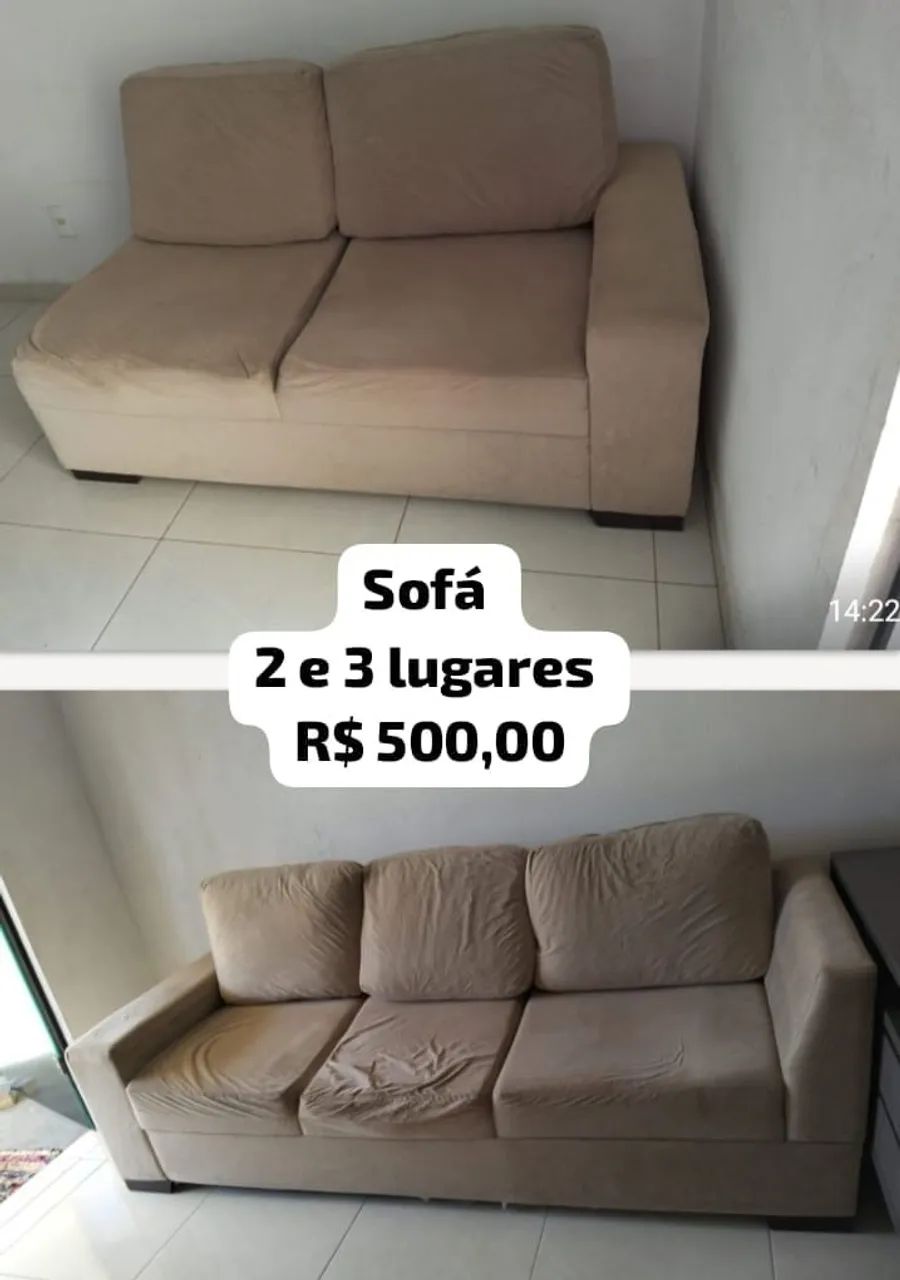 Sofá de 3 e 2 lugares 