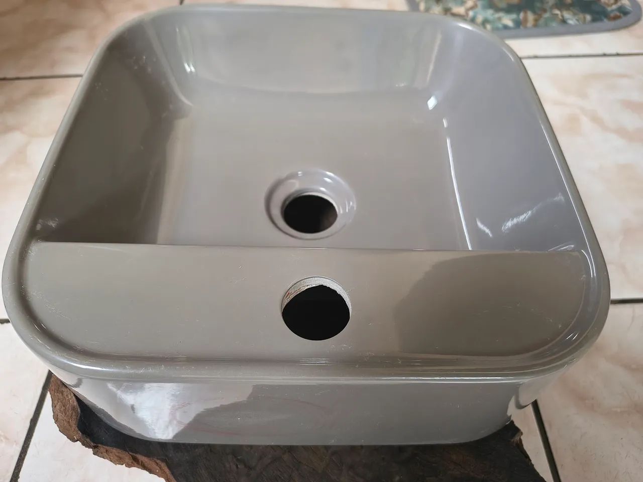 Vendo cuba para lavado ou banheiro em cerâmica especial,nova! - Foto 4