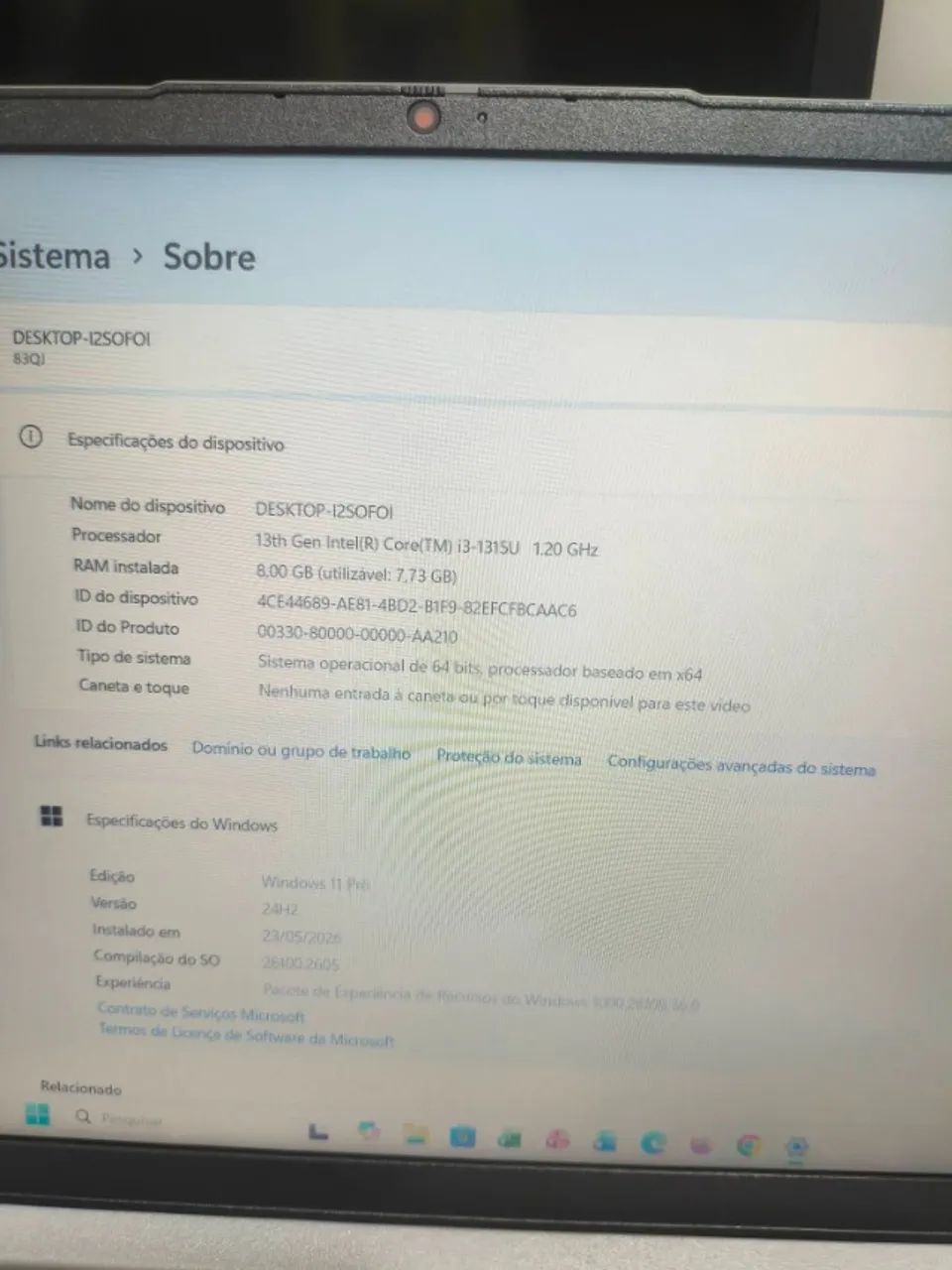 Notebook Lenovo (Impecável).  - Foto 4