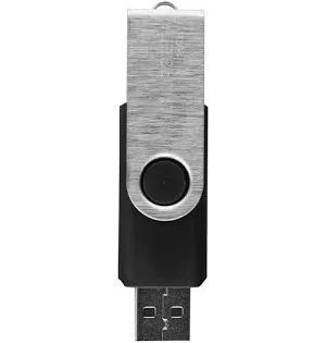 Pen Drive 8GB USB 2.0 Twist preto PD587 Multi- Pendrive  Loja Coimbra Computadores Entrega - Foto 2