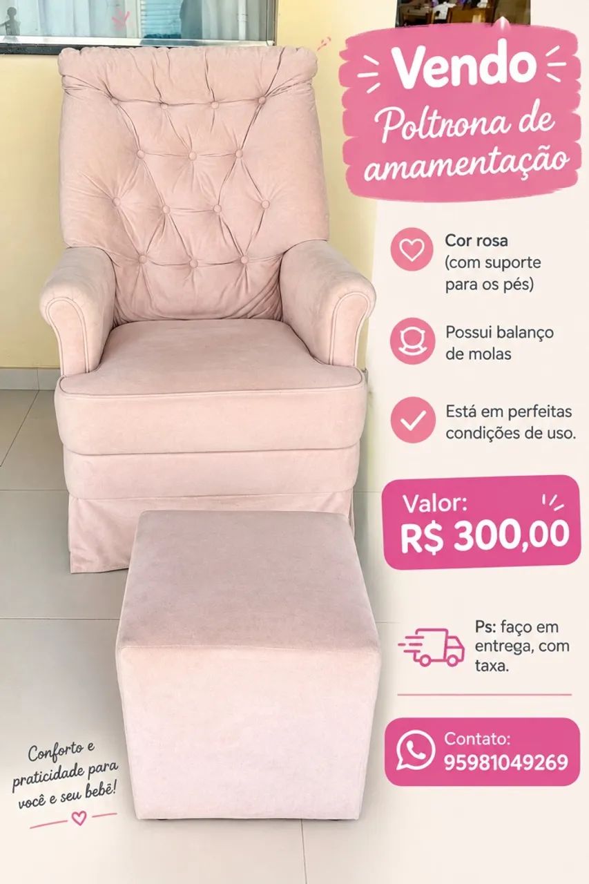 Poltrona amamentação 