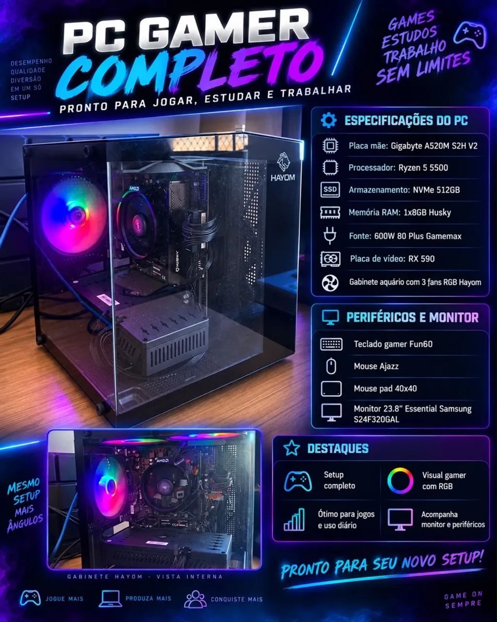 PC Gamer Completo