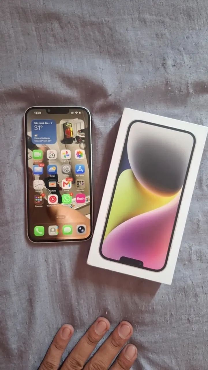 VENDO OU TROCO IPHONE 14 PLUS