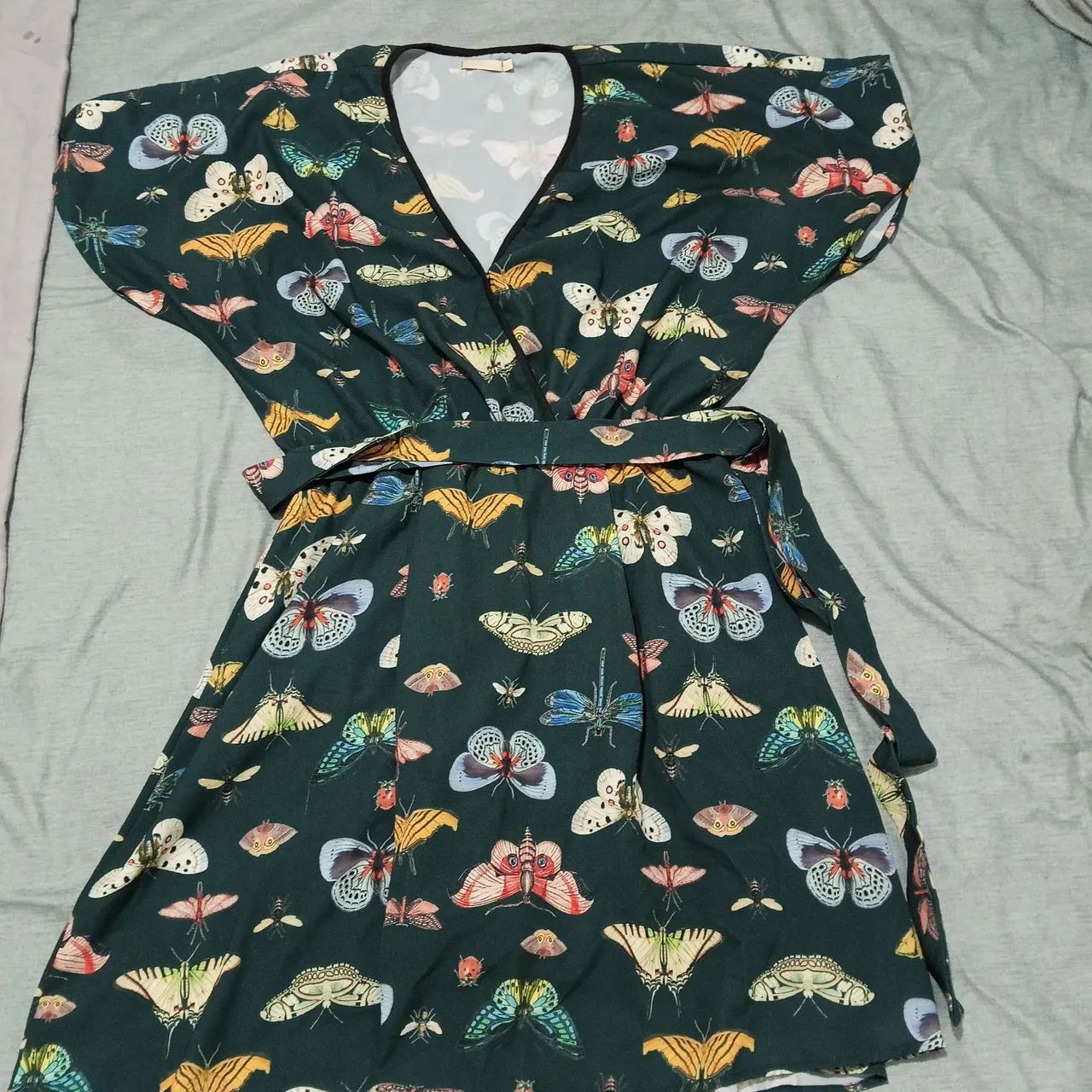 Vestido fino estampado