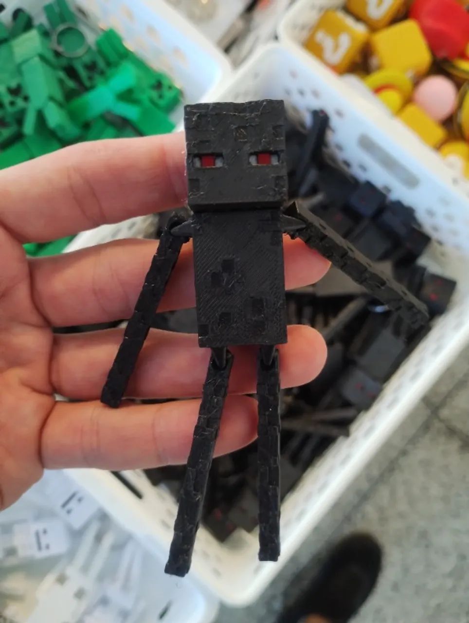 Chaveiro Minecraft Skeleton Creeper Enderman - NerdDog Store - Foto 2