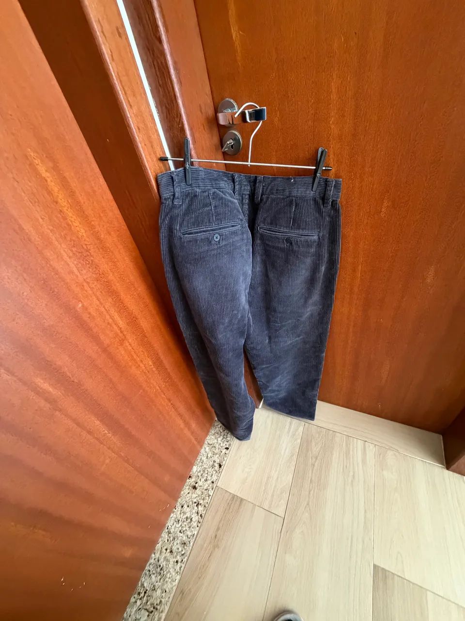 Calça azul  veludo Zara  - Foto 2