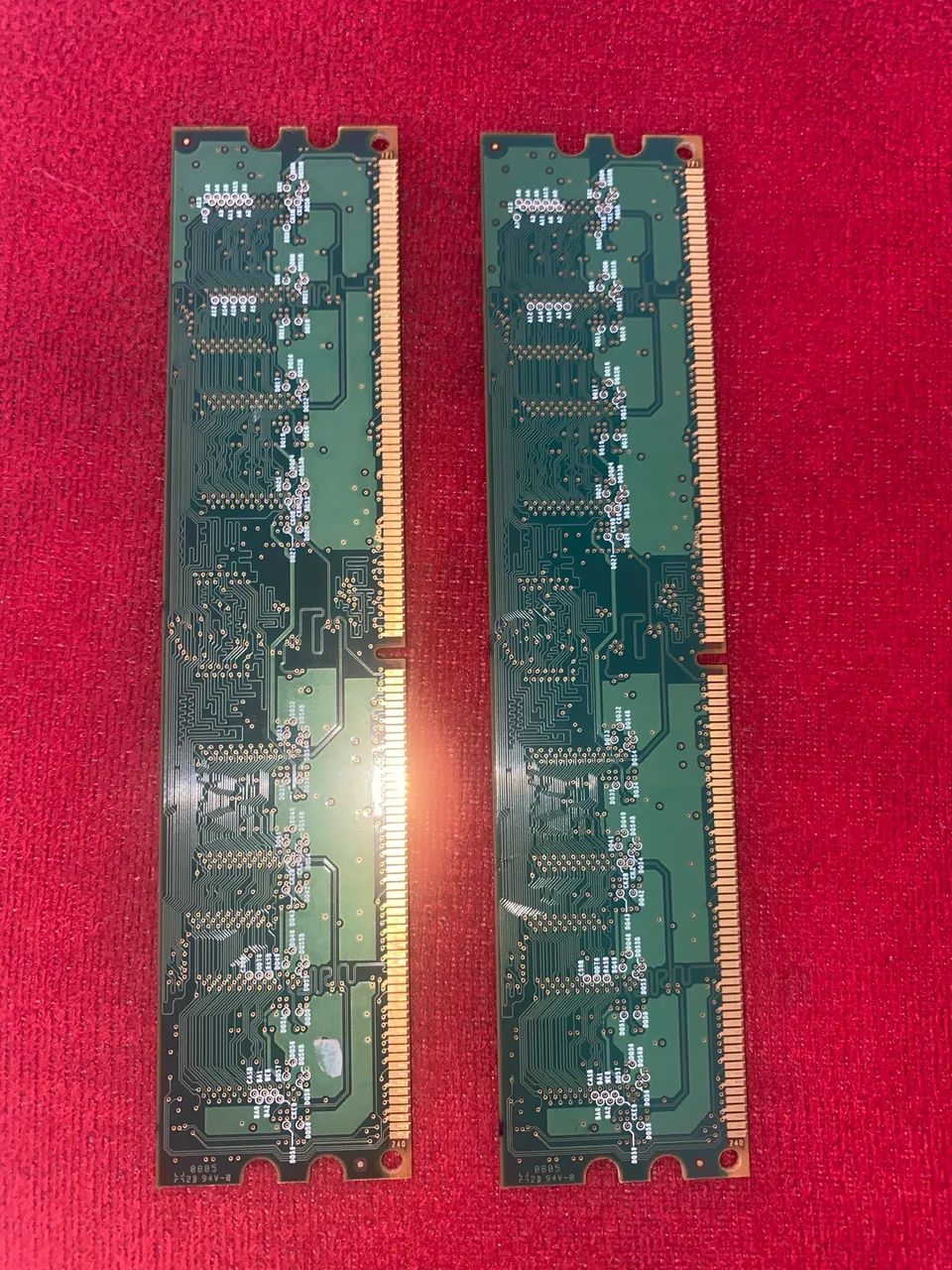 Kit de duas memorias RAM cada uma de 1GB  - Foto 2