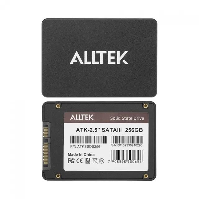 SSD Alltek, 256GB, Sata III, Leitura 530MBs E Gravação 500MBs, Novo, Lacrado, Loja Coimbra - Foto 6