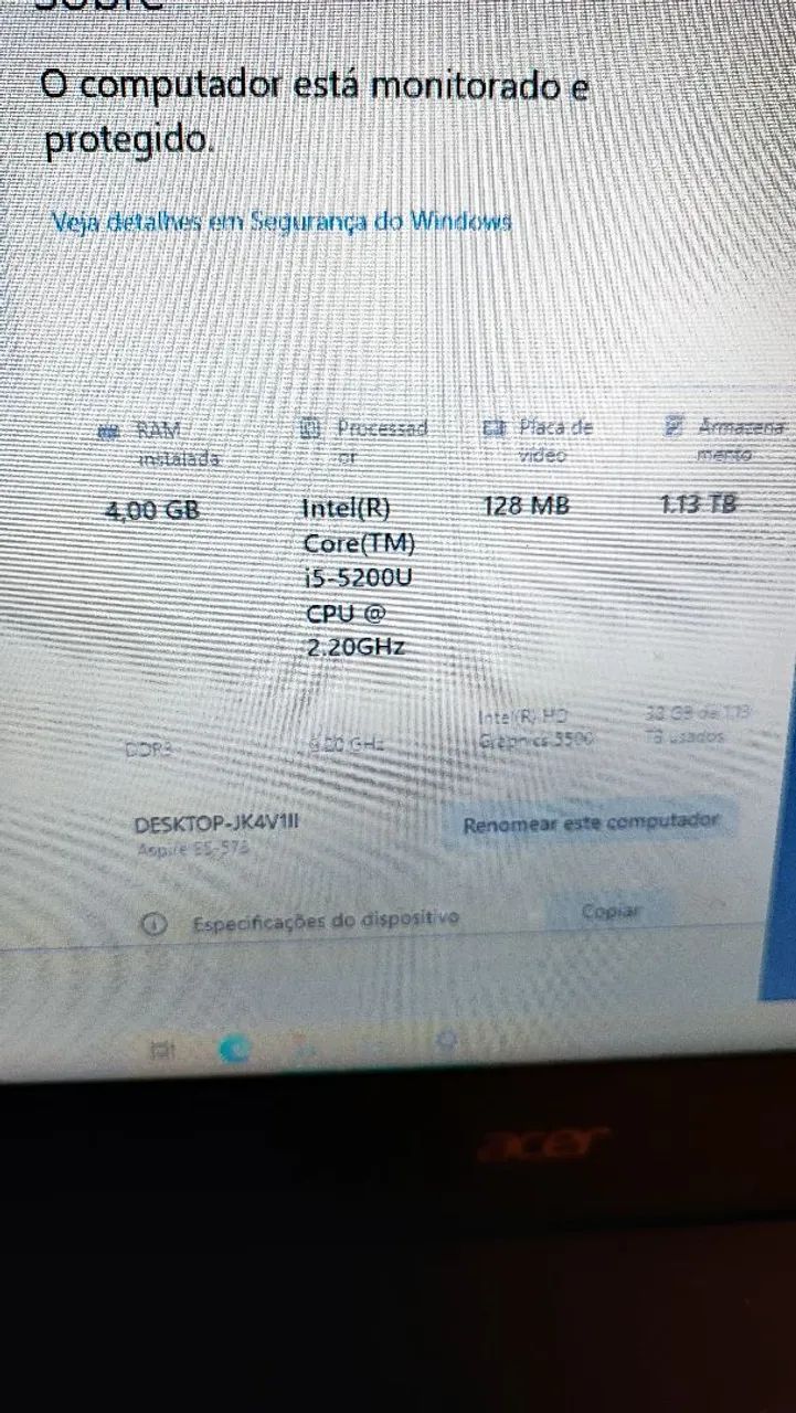NOTEBOOK ACER I5 5200 - Foto 4