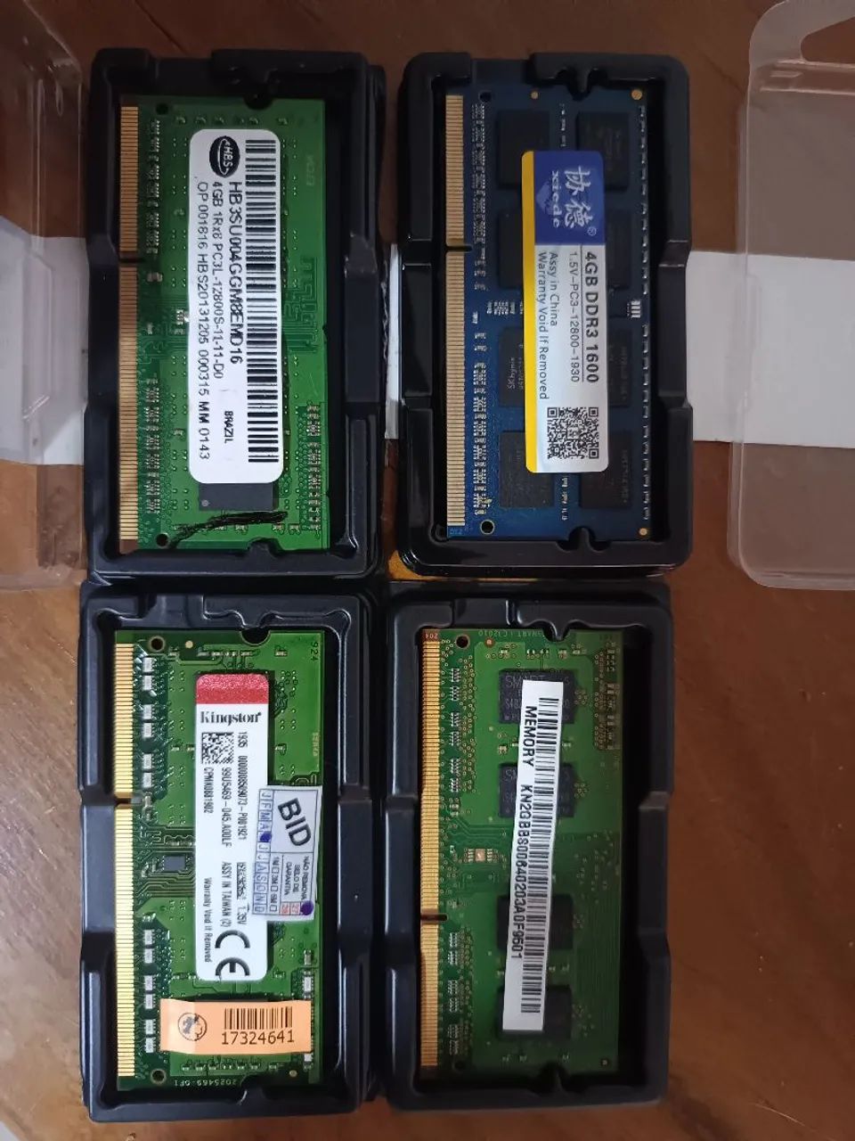 Kit memória ram DDR3 notebook 