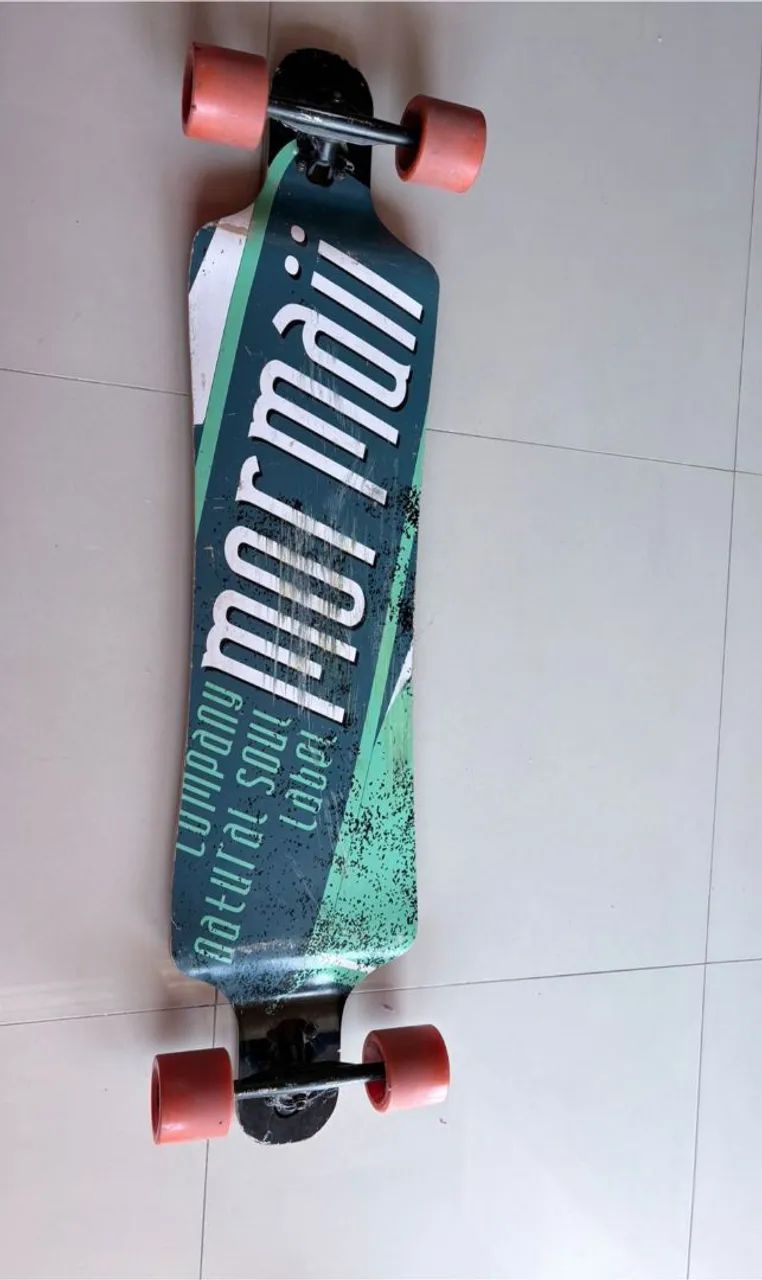 Longboard Drop-Through - Estável e Perfeito pra Descida - pouco uso <br>
